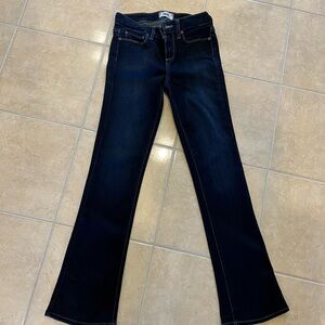 PAIGE Manhattan Dark Wash Straight Leg Jeans Women’s Size  petite 26